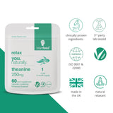 Formato vegano Brain Feed L-teanina para dietas sin productos animales