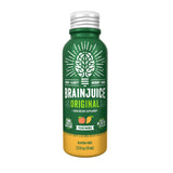 BrainJuice Shot: escena de consumo rápido para mantener la productividad.