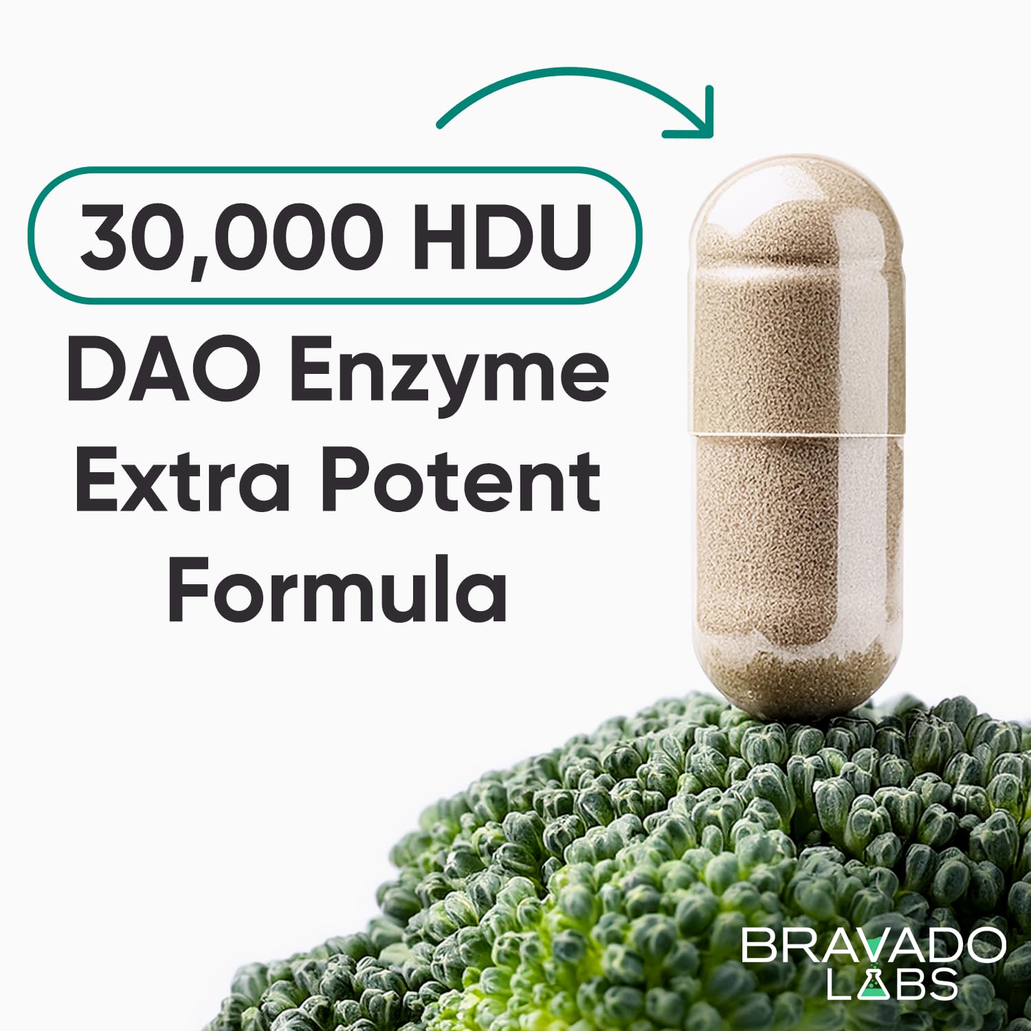 Etiqueta frontal Bravado Labs DAO de confianza y pureza.