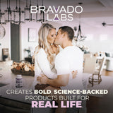 Bravado Labs: dosis diaria sin estimulantes para apoyar la rutina.