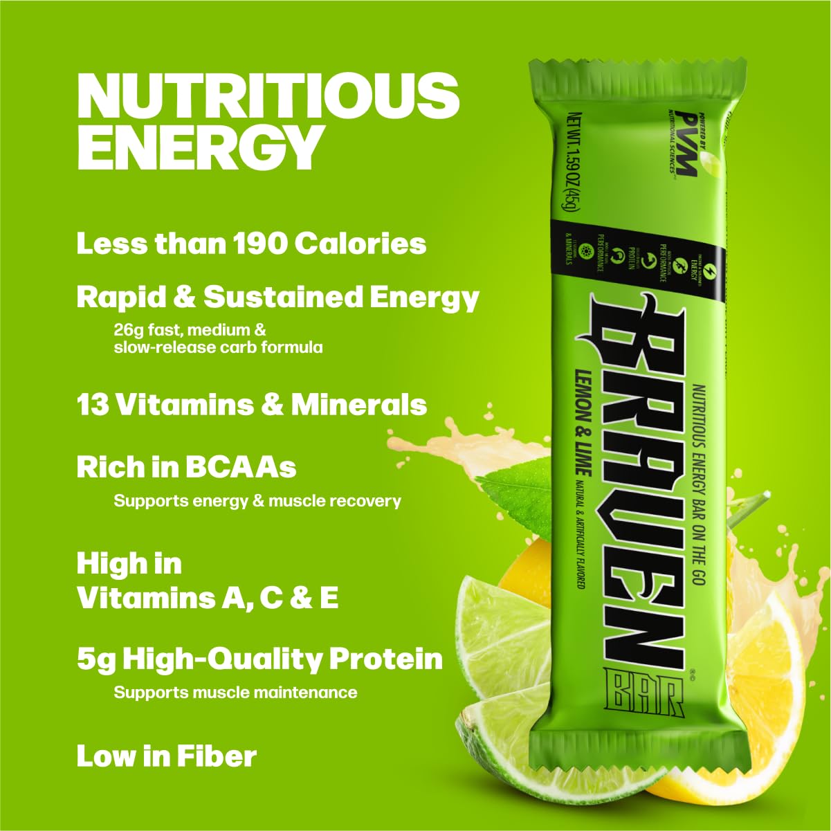 BRAVEN Bar – barra con 5 g de proteína para recuperación suave