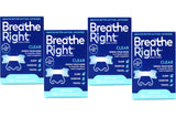 Breathe Right empaque con cuatro cajas de tiras nasales para uso diario