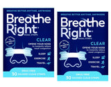 Paquete de dos cajas de Breathe Right para alivio discreto.