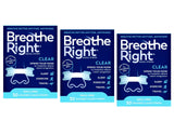 Tira nasal Breathe Right transparente para piel sensible, confort suave