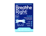Breathe Right tiras nasales transparentes grandes para piel sensible mejoran la respiración