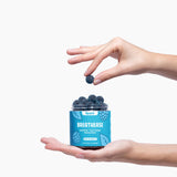 BreathEase gummies desintoxicacion suave de pulmones, visualización de claridad.