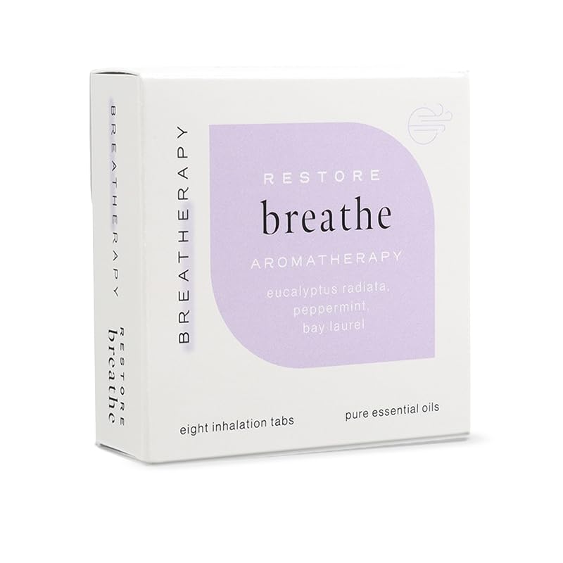 Breatherapy Breathe parche aplicado en el pecho para aroma calmante.