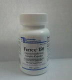 Breckenridge Ferrex 150, cápsulas de hierro polisacarido para apoyar el hierro diario