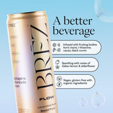 BRĒZ Flow: lata con burbujeas sutiles para momentos sociales con claridad.
