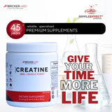 Bricker Labs Creatina Monohidrato: opción vegana y libre de gluten para diversas dietas