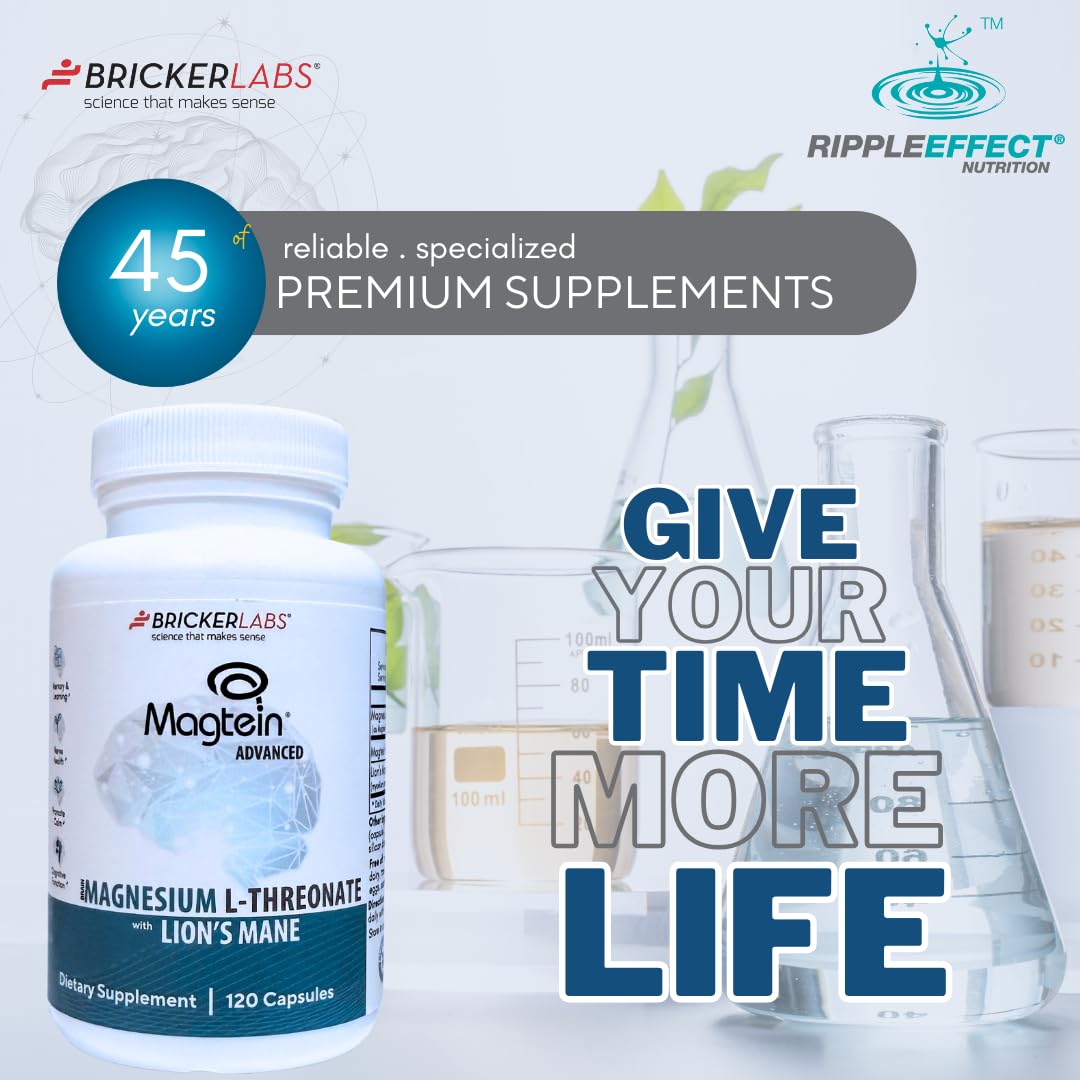 Bricker Labs Magtein: fórmula antioxidante para el sistema nervioso.