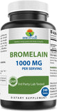 Brieofood Bromelina en botella con dosis de 1000 mg para uso diario