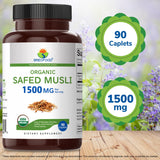Brieofood Safed Musli con certificación orgánica y control de calidad