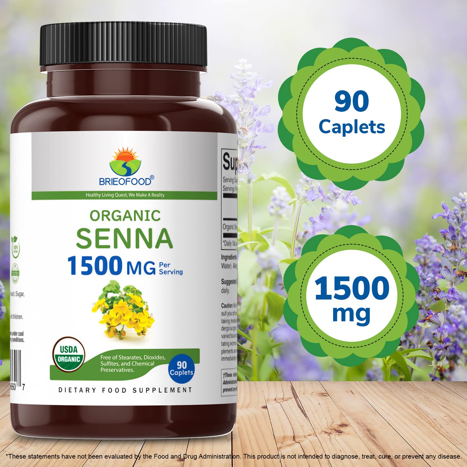 Brieofood Senna estilo de vida activo, complemento vegetariano de tu rutina
