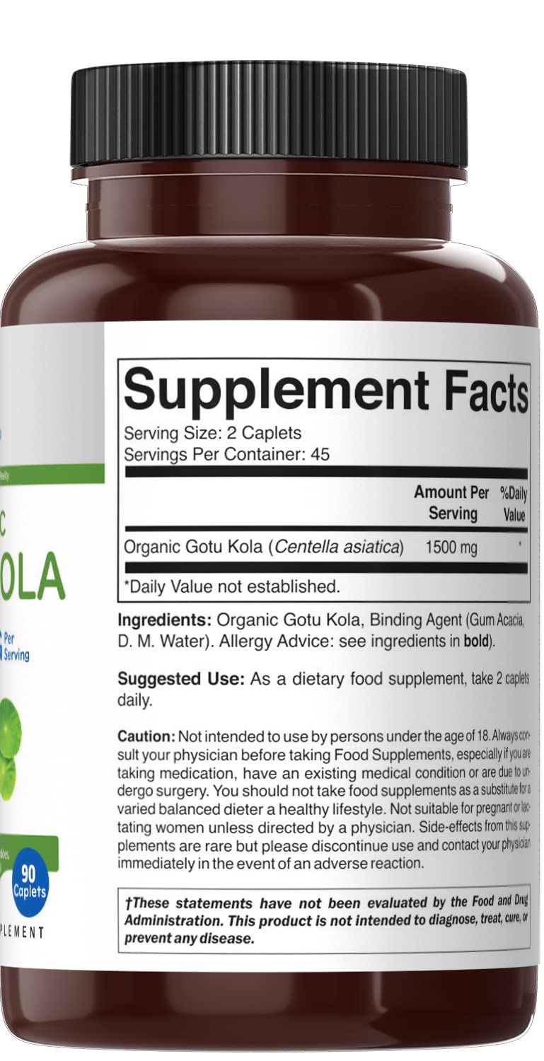 Brieofood Gotu Kola, libre de gluten, ideal para tus días activos.