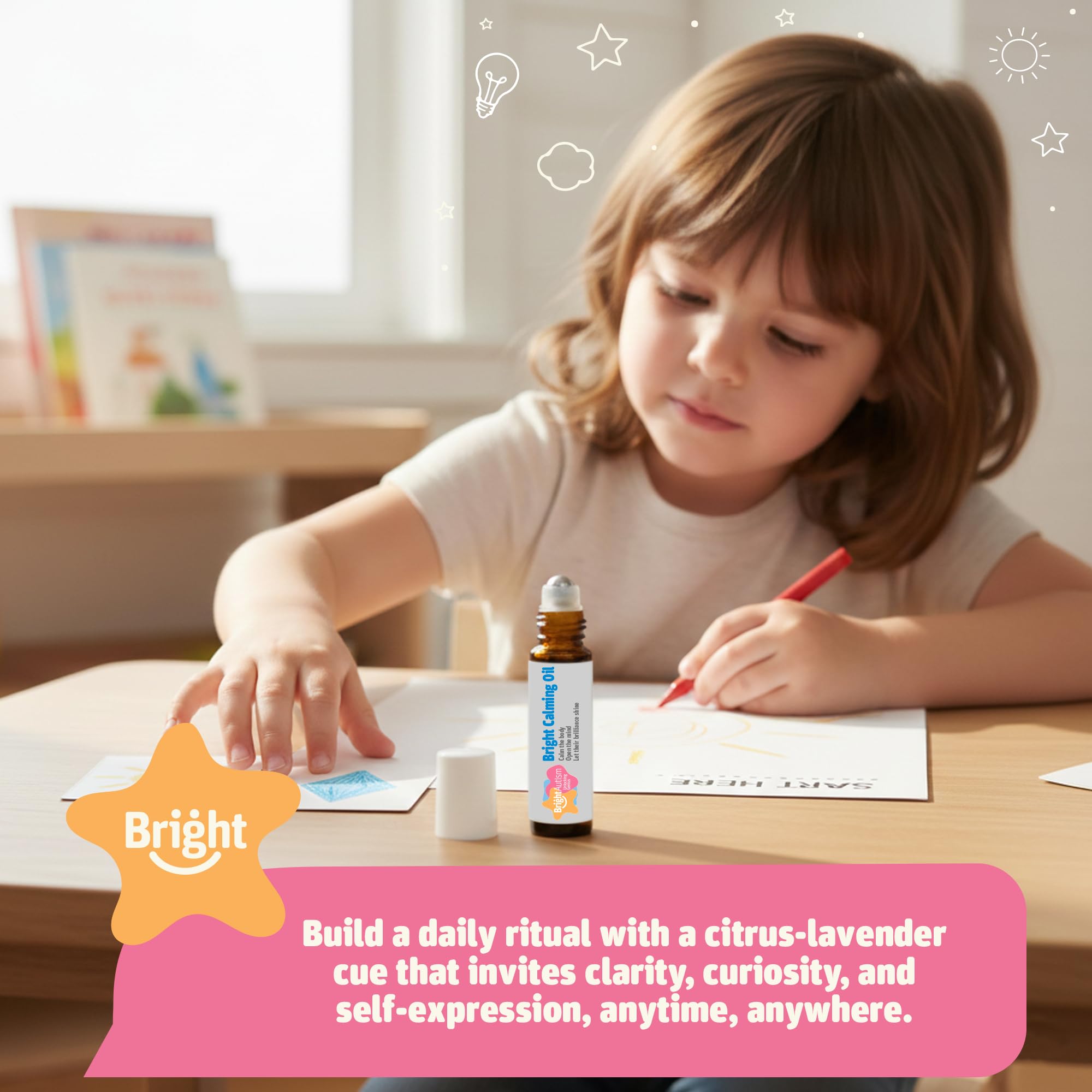 Bright Autism Rituales Sueños Niños: rutina tranquila para descanso reparador
