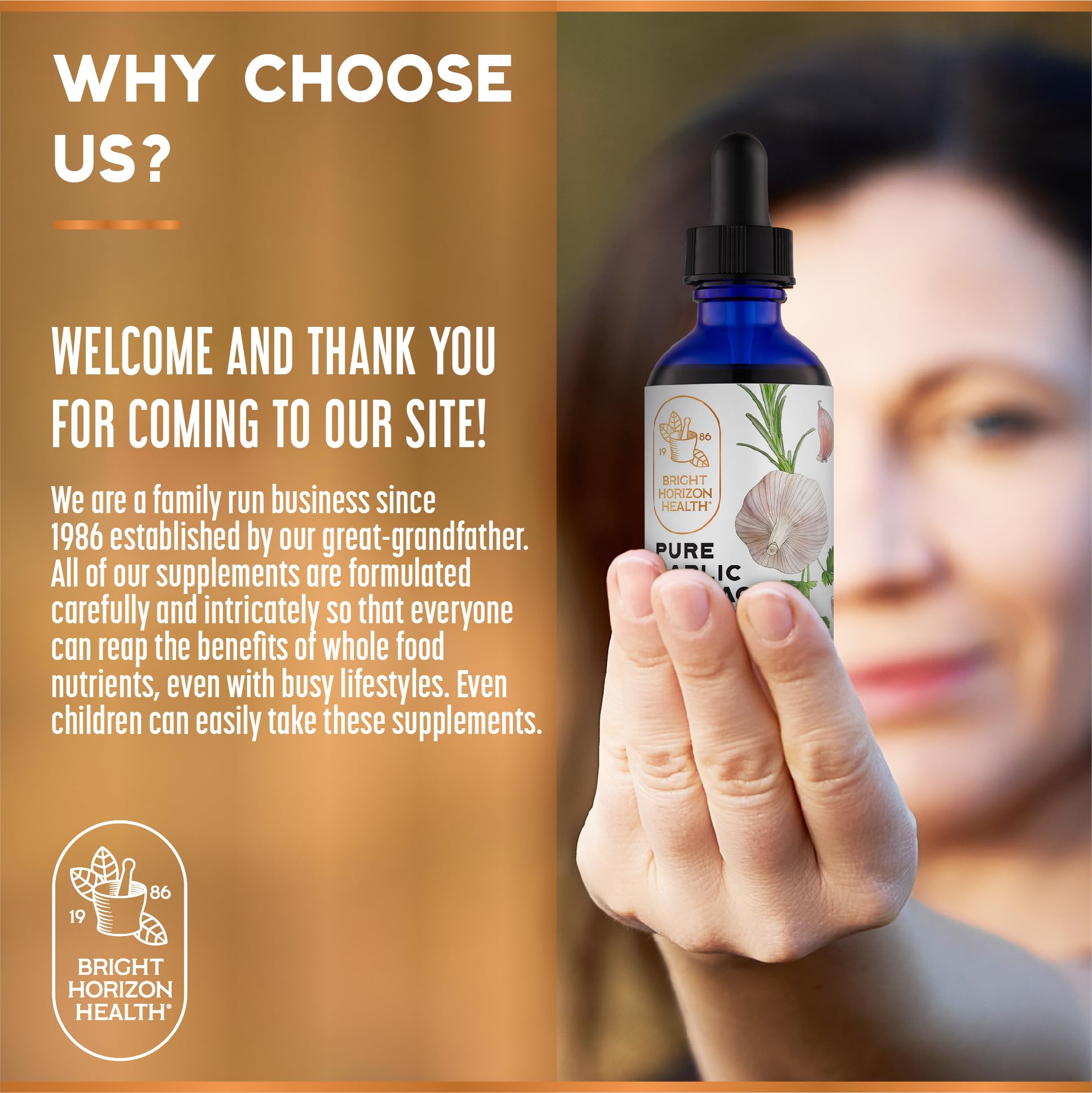 BRIGHT HORIZON HEALTH ajo líquido con alicina, opción vegana para la rutina