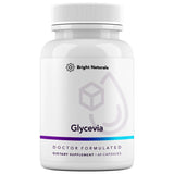 Bright Naturals Glycevia: botella-vertido, ritual suave de inicio diario para apoyo de energía sostenida.