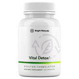 Bright Naturals Vital Detox: bote de cápsulas para apoyo hepático diario
