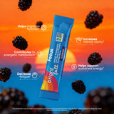 BRIGHTFULL Focus etiqueta mora, sabor refrescante sin azúcar