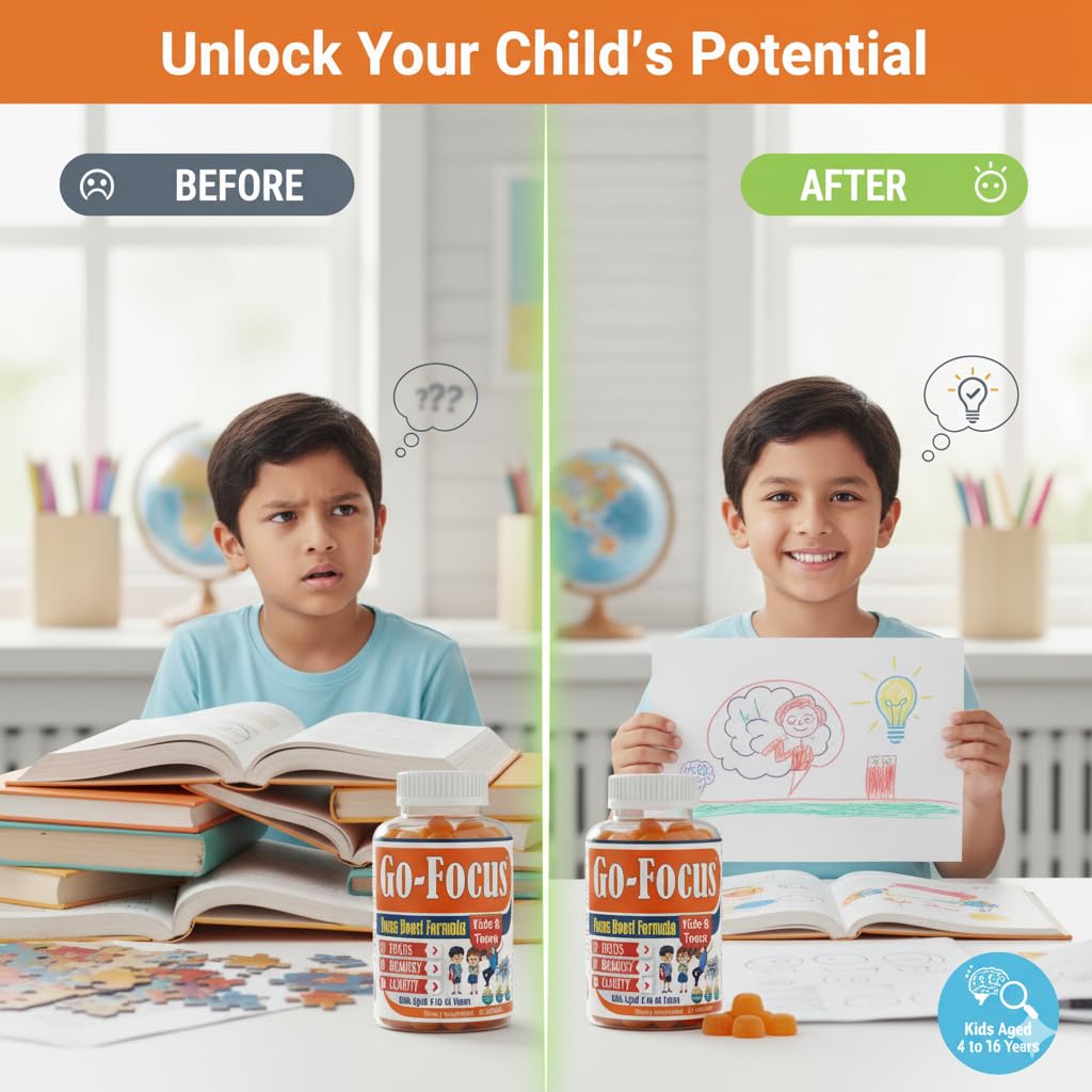 BrightKids etiqueta DHA-omega-3, información clara de nutrientes clave.