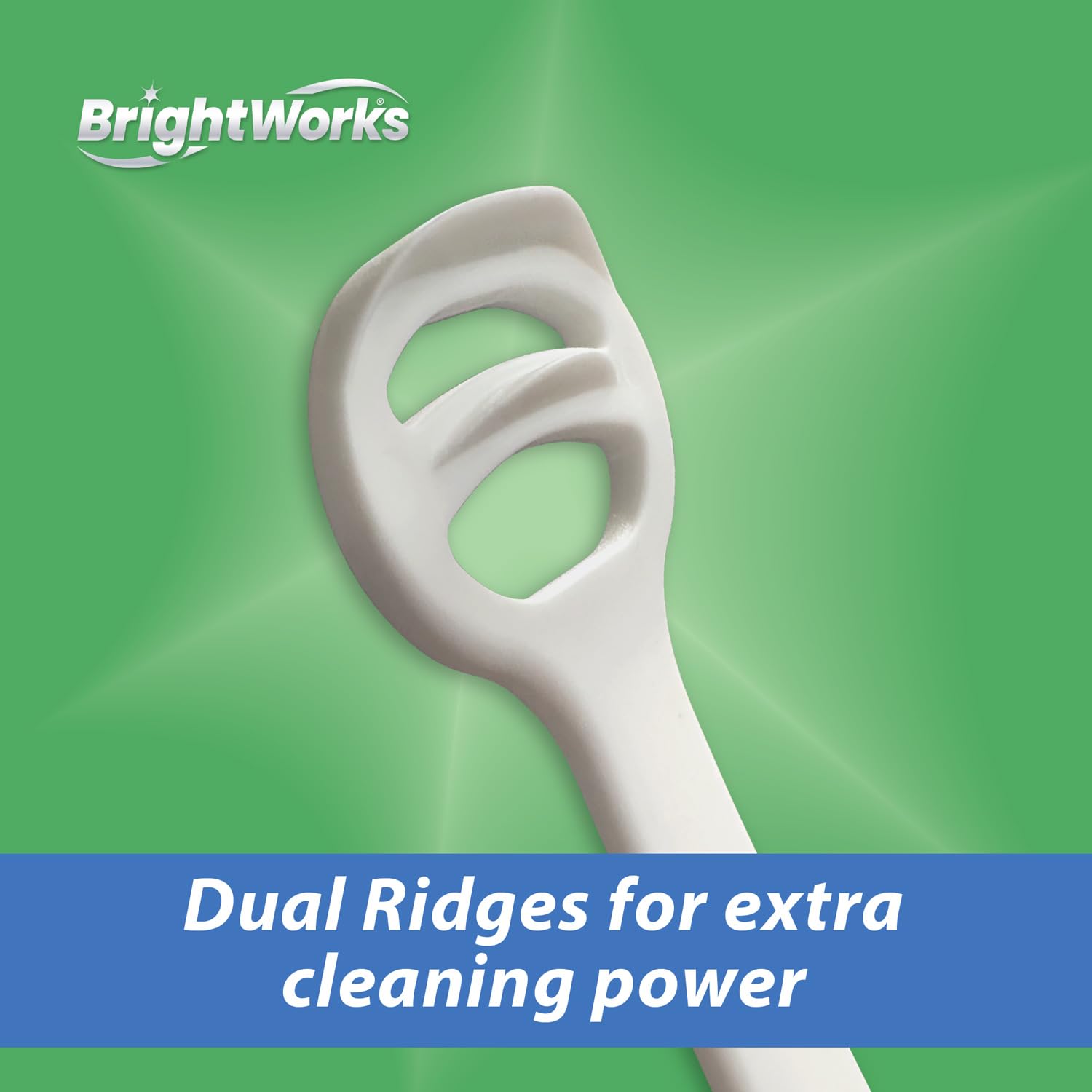BrightWorks rascador de lengua curvo para casa, trabajo o deporte