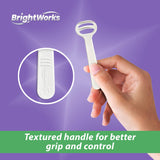 BrightWorks rascador de lengua curvo, contacto amplio para limpieza rápida