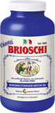 Brioschi Limón vista frontal de la botella, posible alivio ligero del malestar estomacal.