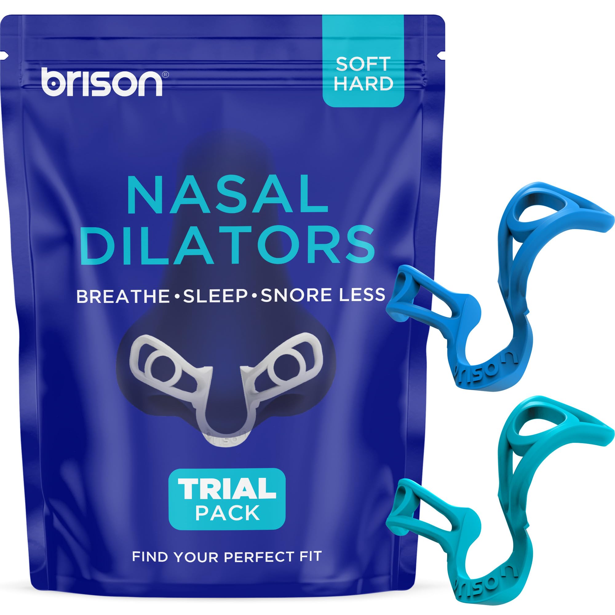 Brison dilatadores nasales: respiración fácil en casa o durante el día, mejorando flujo de aire.