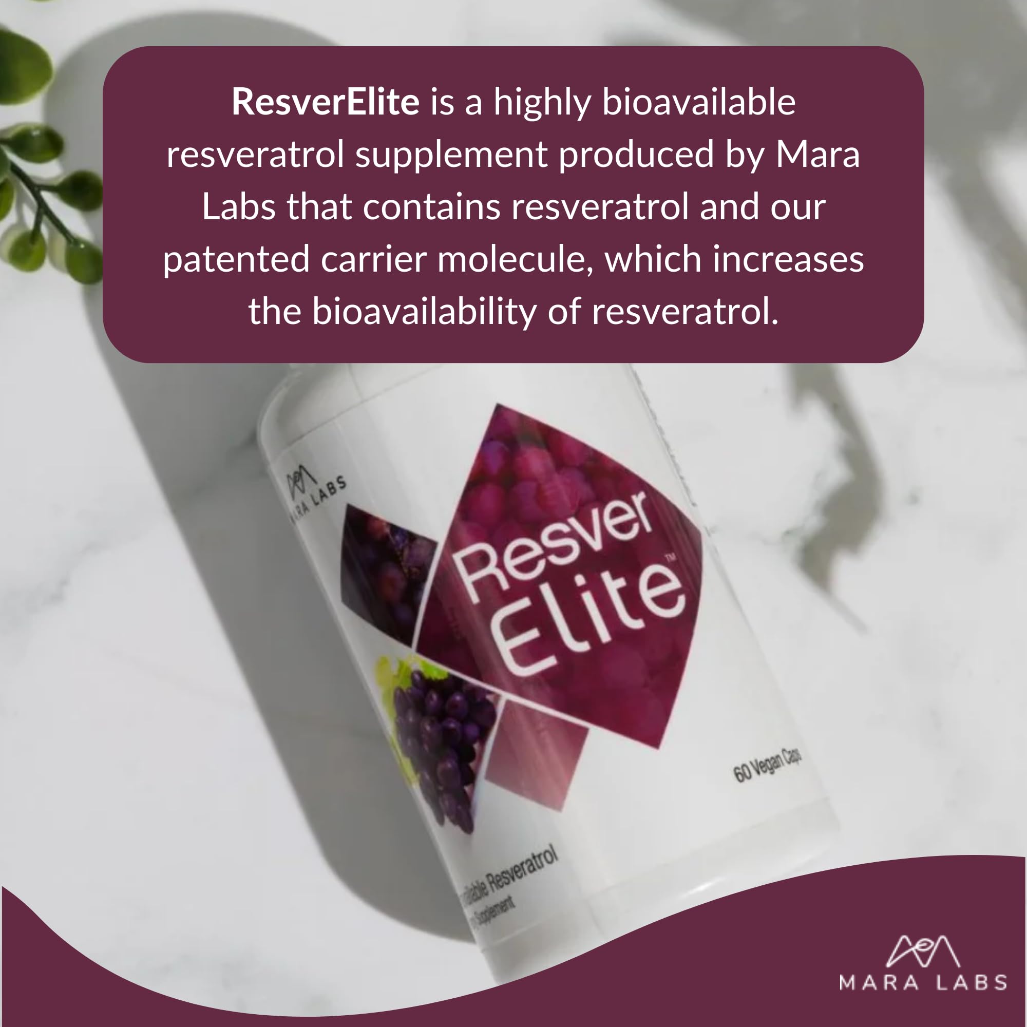 Etiqueta de ResverElite, resaltando perfil vegano y sin rellenos.
