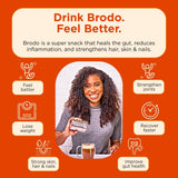 Brodo: sopa y guisos enriquecidos con caldo nutritivo.