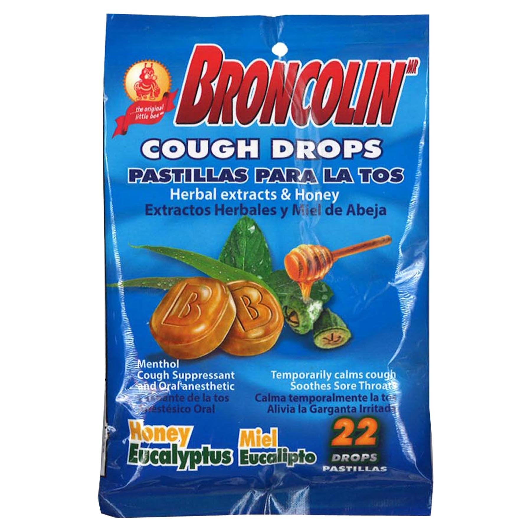 Broncolin bolsa miel eucalipto, infusión reconfortante para la garganta y la calma diaria