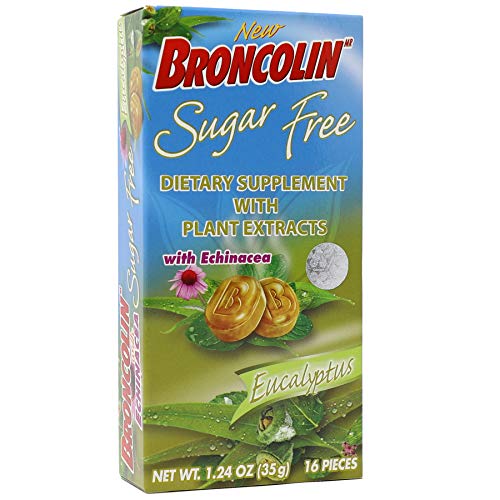 Broncolin Gotas sin azúcar gotero, sabor eucalipto fresco.