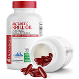 Bronson Aceite de Krill Antártico krill de aguas antárticas para salud general.