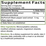 Bronson Ashwagandha calidad de fabricacion nueva-york: proceso cGMP certificado.