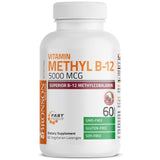 Bronson B12 metil 5000 mcg – envase práctico para dosis diarias.
