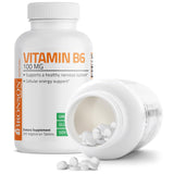 Bronson B6 100 mg, toma diaria en formato de tableta para apoyo general.