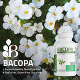 Bronson Bacopa, etiqueta frontal, presentación vegana y sin OGM