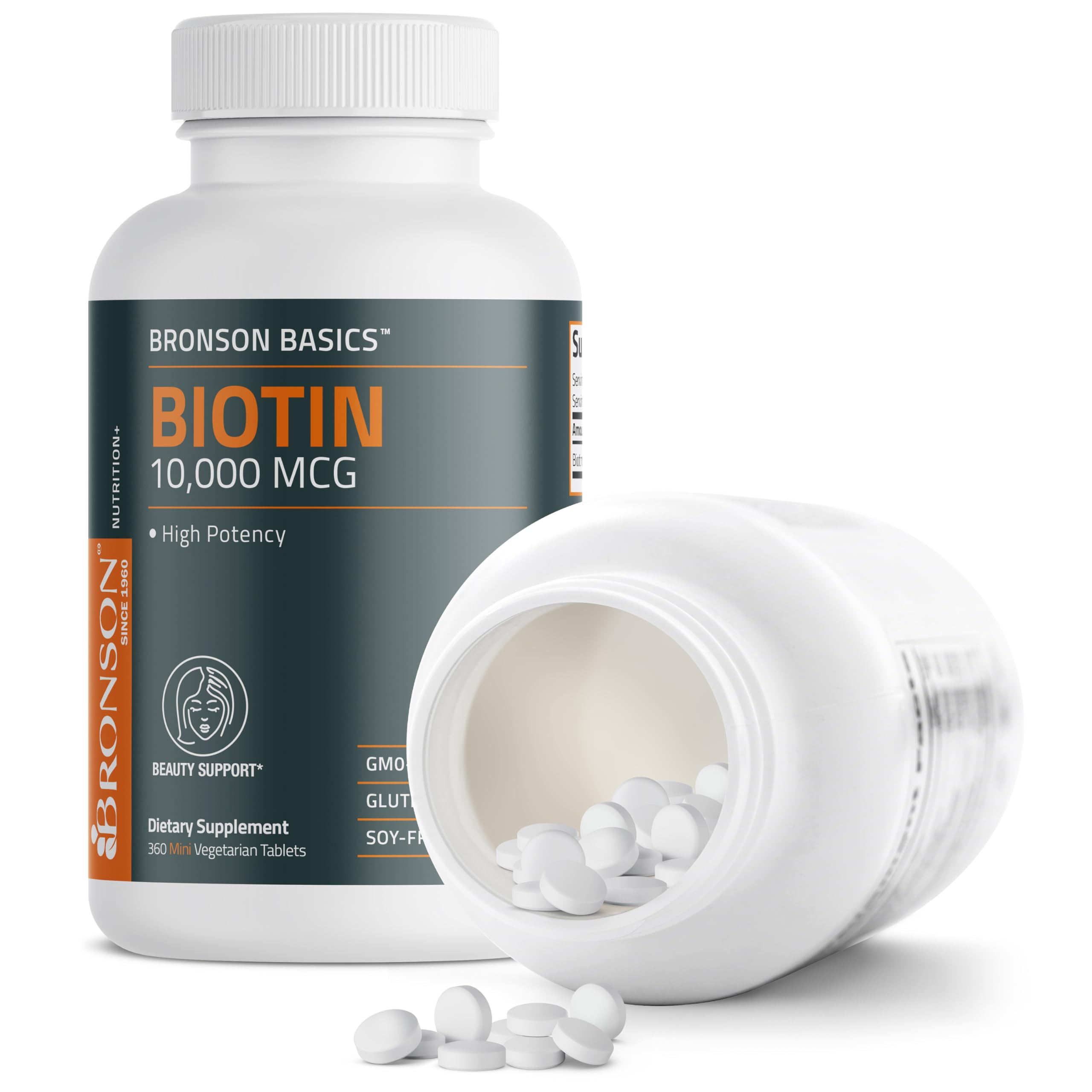 Bronson Biotina certificación GMO-free: garantiza pureza y seguridad.
