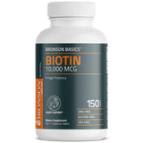 Bronson Biotina tabletas cerca: formato mini para consumo cómodo.