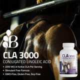Bronson CLA 3000 toma-diaria, cápsulas suaves para uso diario con comidas.