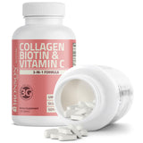 Detalle de la etiqueta de Bronson Collagen Peptides 3000mg