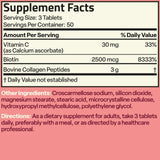 Ingredientes clave de Bronson Collagen Peptides 3000mg