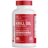 Bronson Envase Capsulas Krill Antartico para consumo diario.