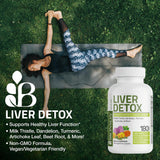 Bronson Liver Detox – cardo mariano como ingrediente clave para el soporte hepático.