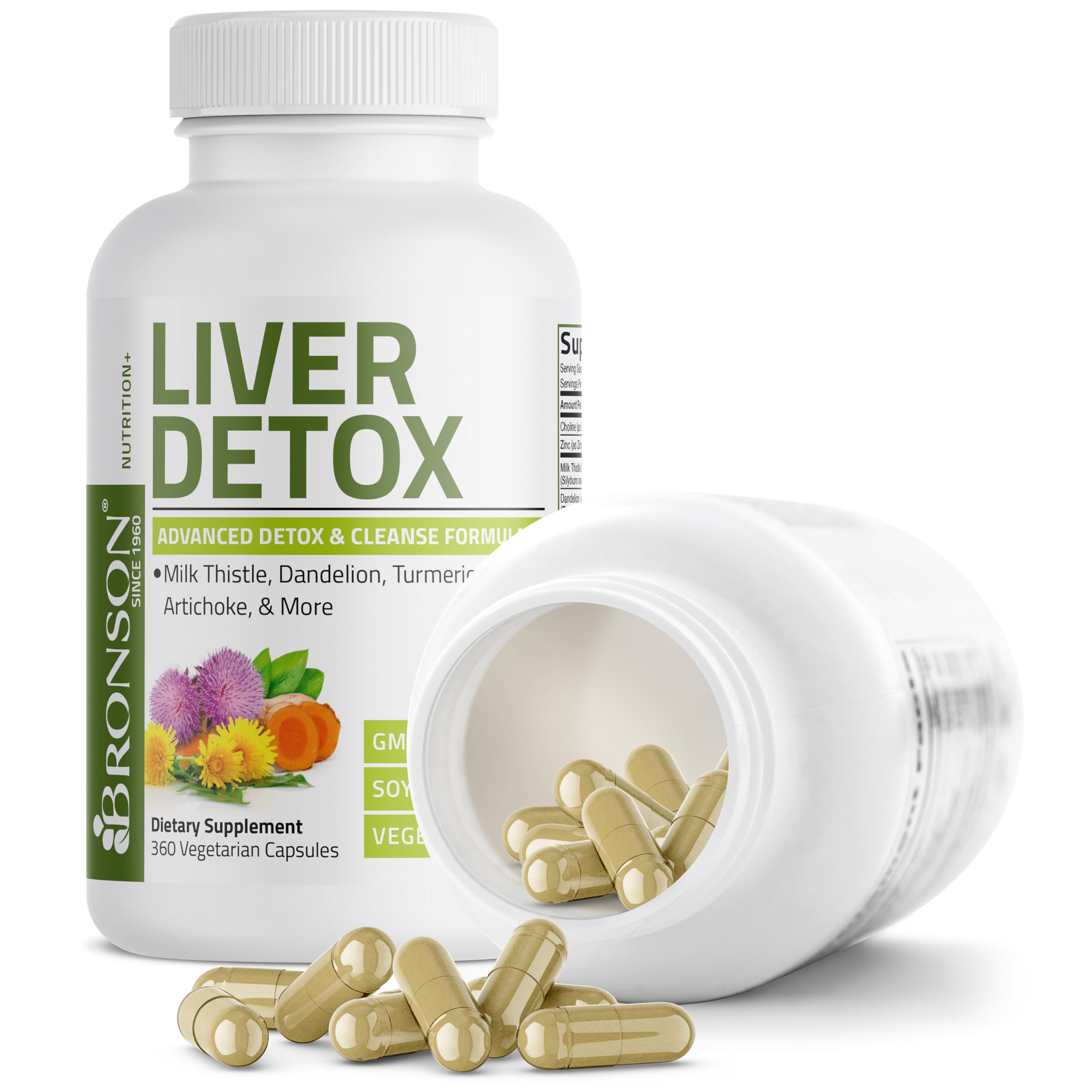 Bronson Liver Detox – diente de león para un enfoque de bienestar diario.