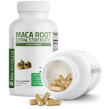 Bronson Maca raíz extra composición: fórmula sin OGM, sin gluten ni soja.