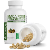 Bronson Maca Root Extra detalle de dosis para facilitar consumo.