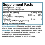 Bronson Melatonina 5 mg, dosis nocturna para uso conveniente
