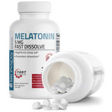 Bronson Melatonina 5 mg, ritual nocturno con cereza para relajacion